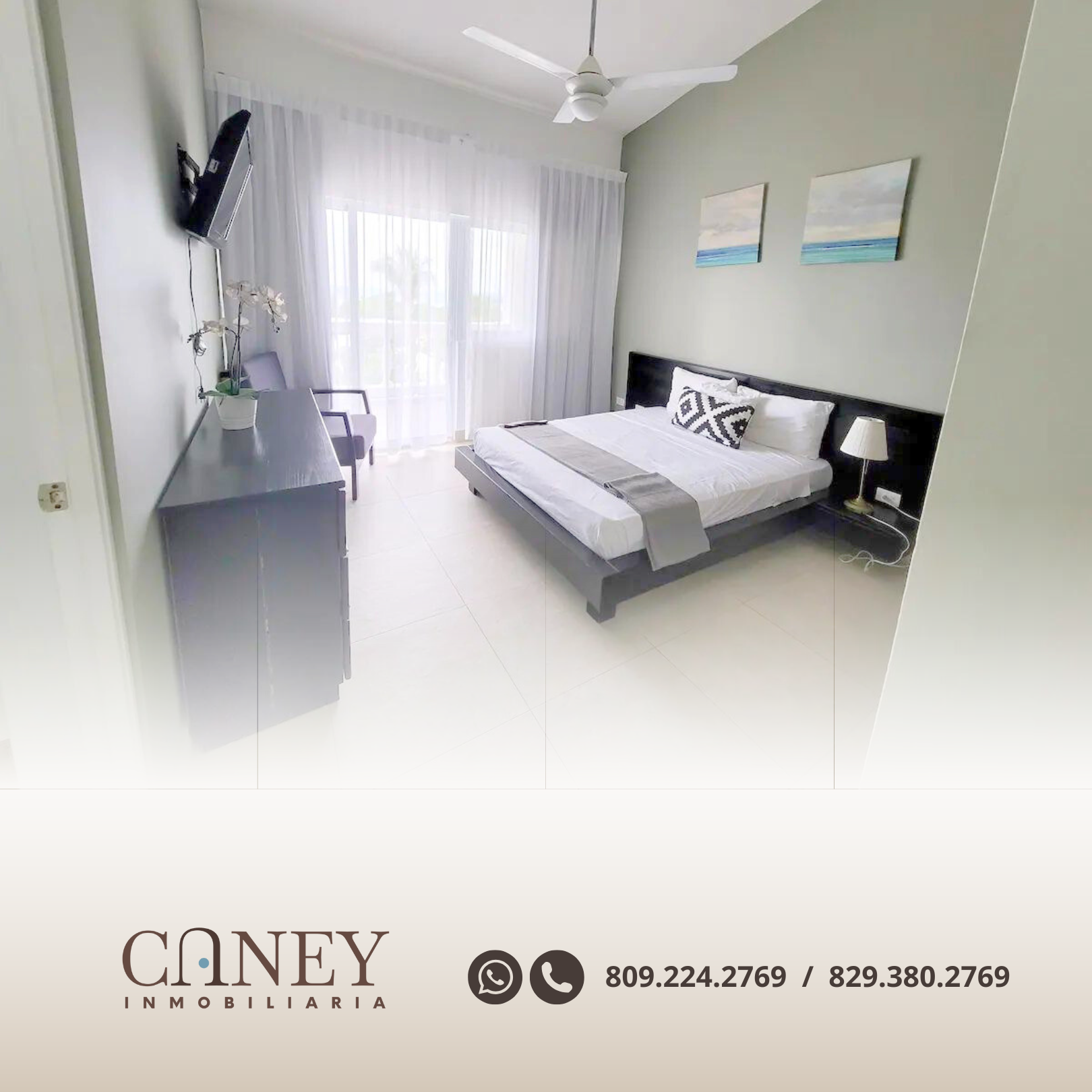 Vista 5 de Apartamento en Cabarete con Vista al Mar