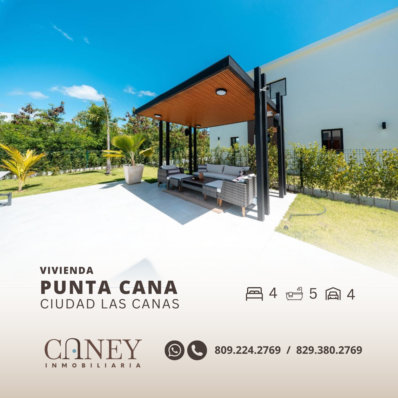 Vista 10 de Villa amueblada en Ciudad Las Canas, Cap Cana (Punta Cana)