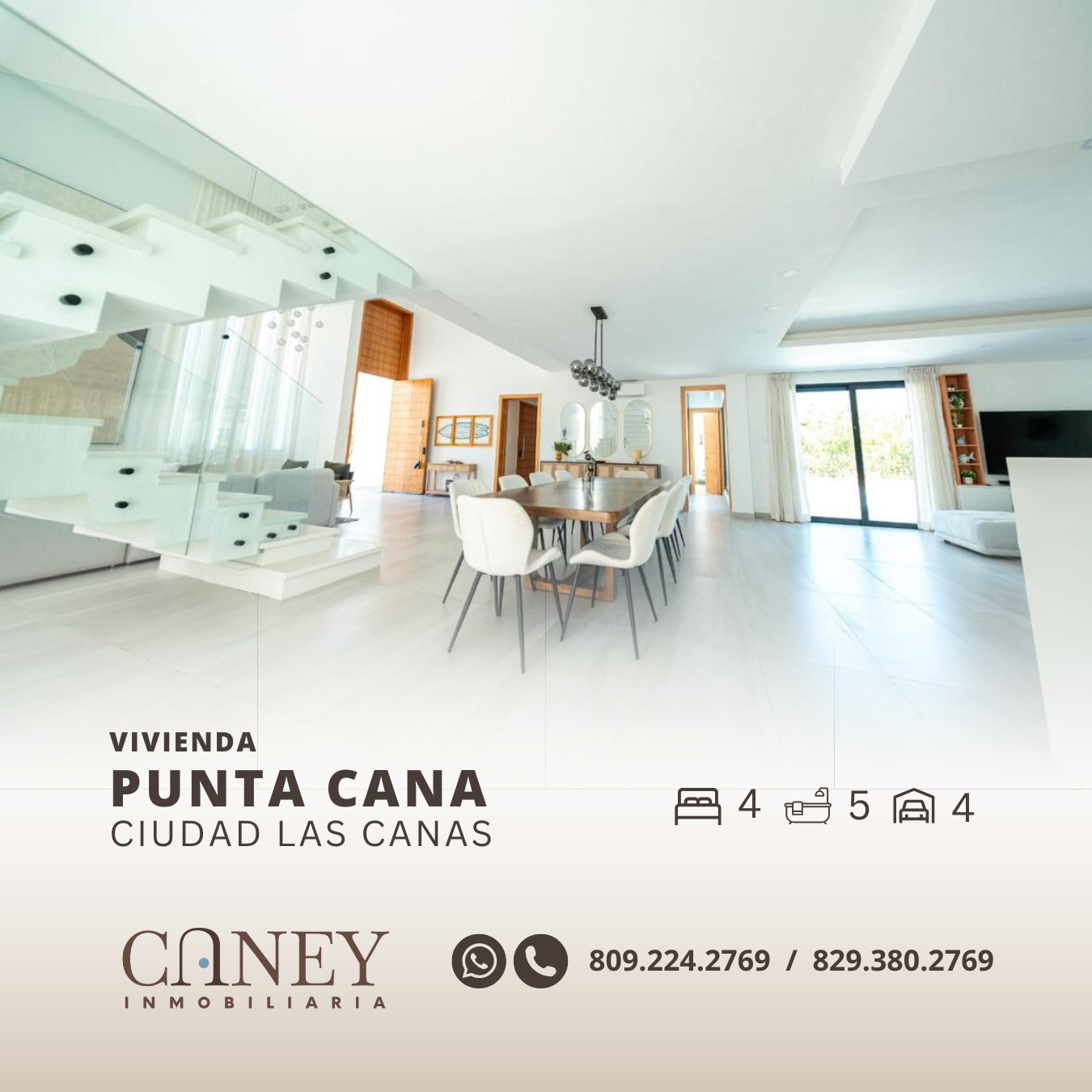 Vista 2 de Villa amueblada en Ciudad Las Canas, Cap Cana (Punta Cana)