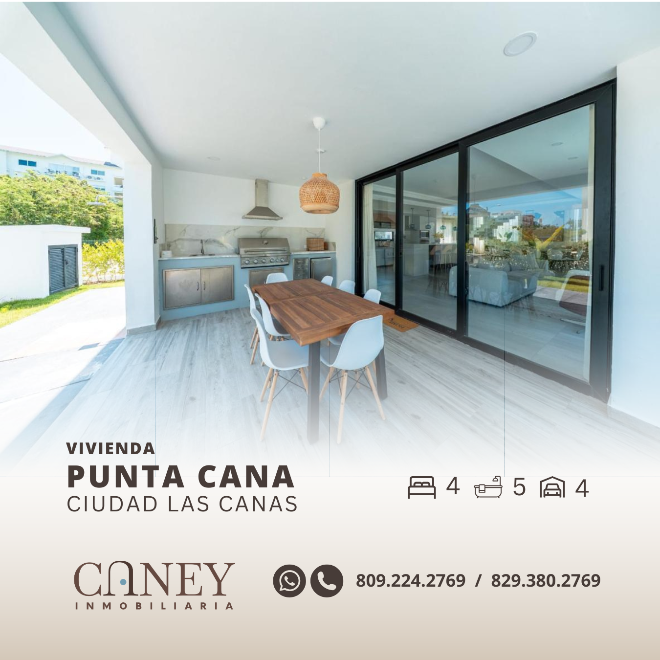 Vista 8 de Villa amueblada en Ciudad Las Canas, Cap Cana (Punta Cana)