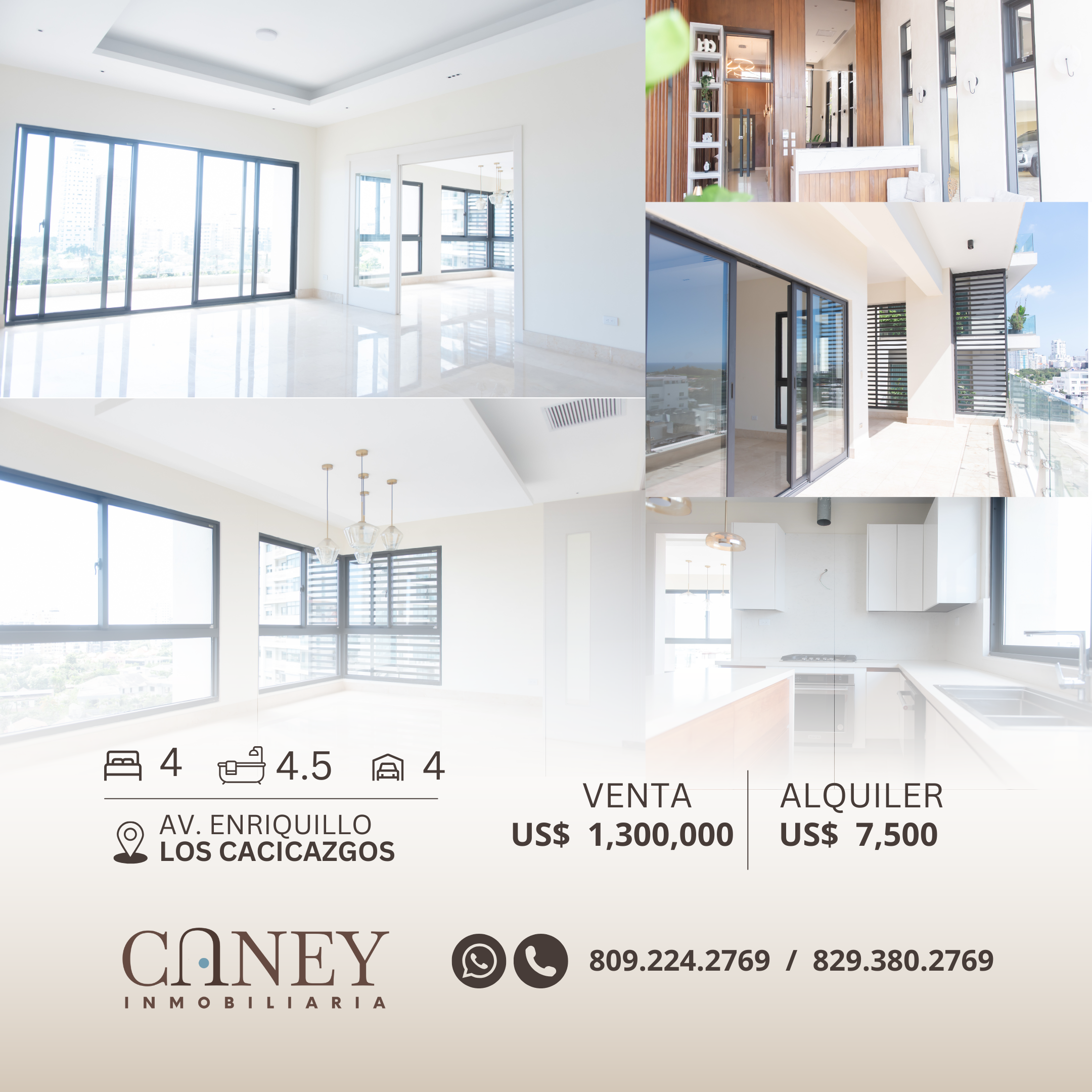 Vista 2 de Apartamento de lujo en Los Cacicazgos, Av. Enriquillo