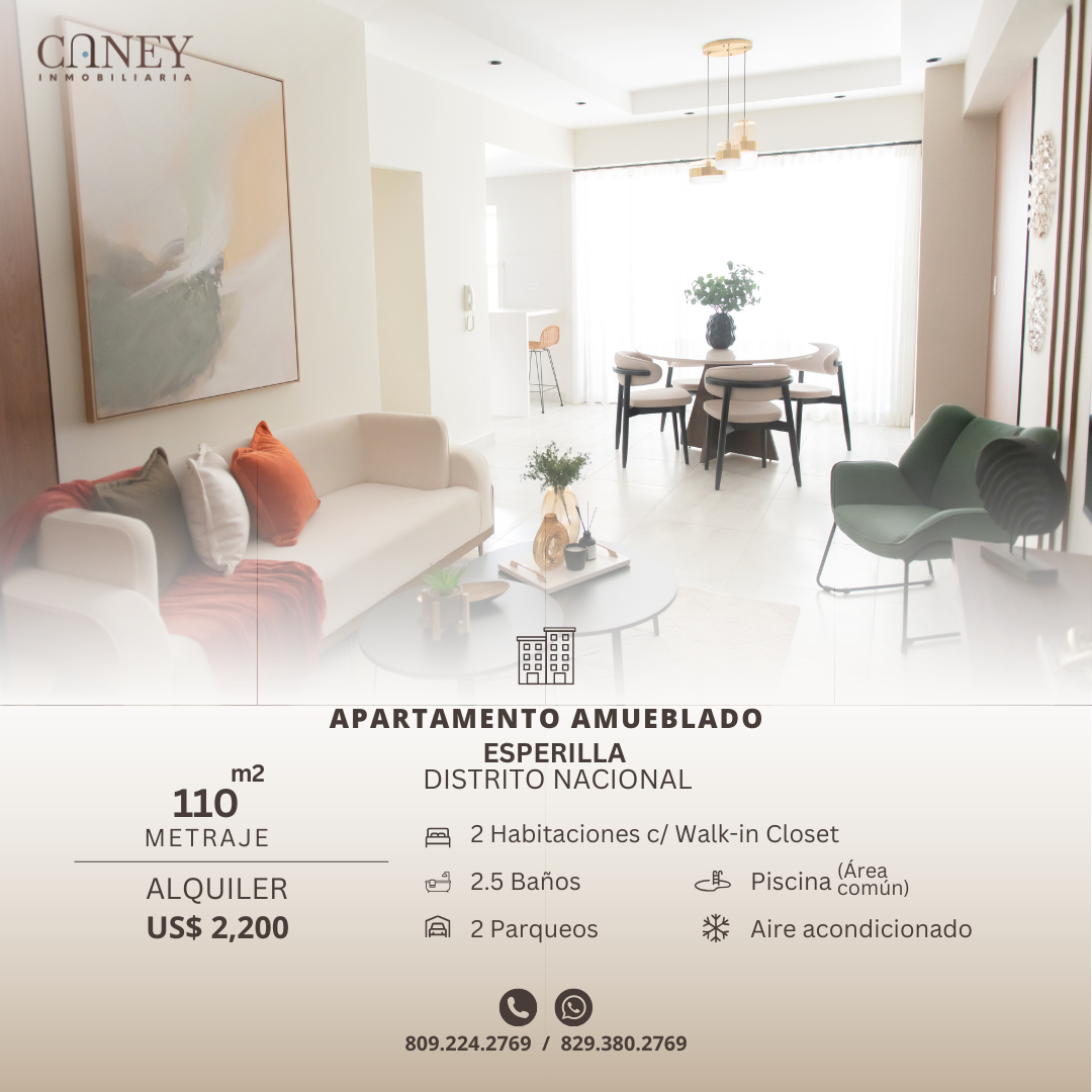 Apartamento Amueblado - Esperilla