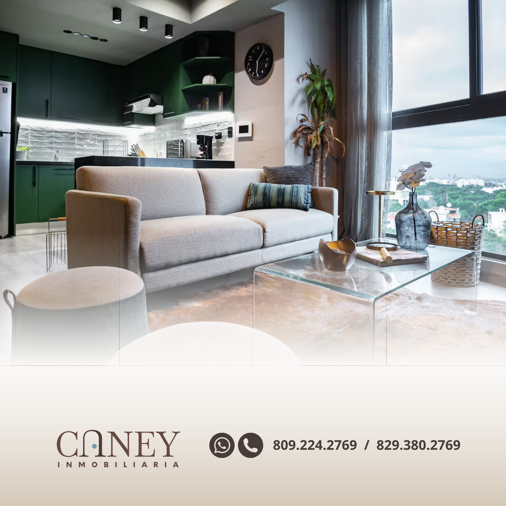Vista 7 de Apartamento Amueblado en La Esperilla con Vista al Mar