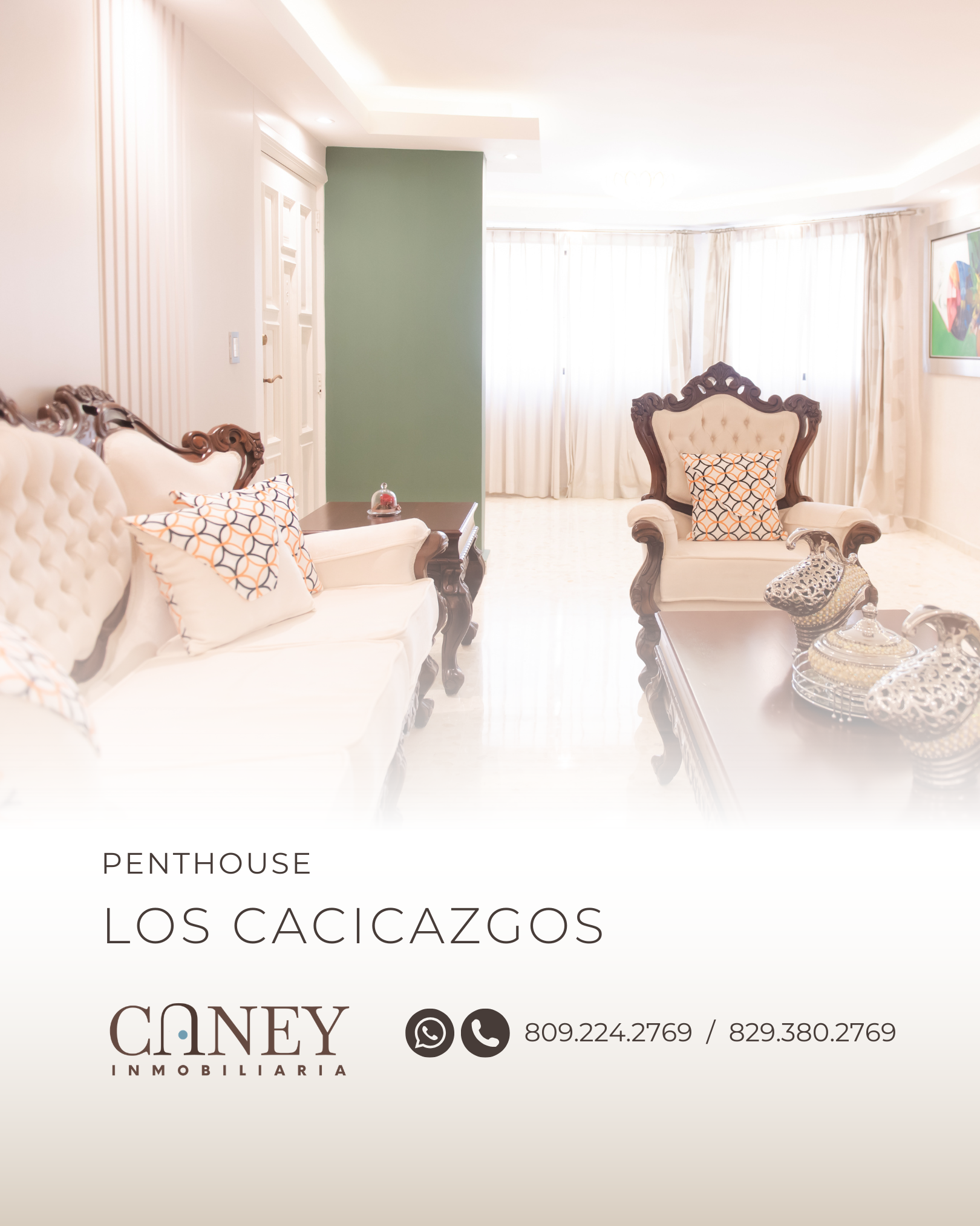 Vista 3 de Penthouse remodelado en venta en Los Cacicazgos