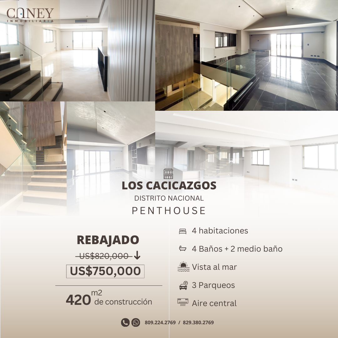 Penthouse de lujo en Los Cacicazgos