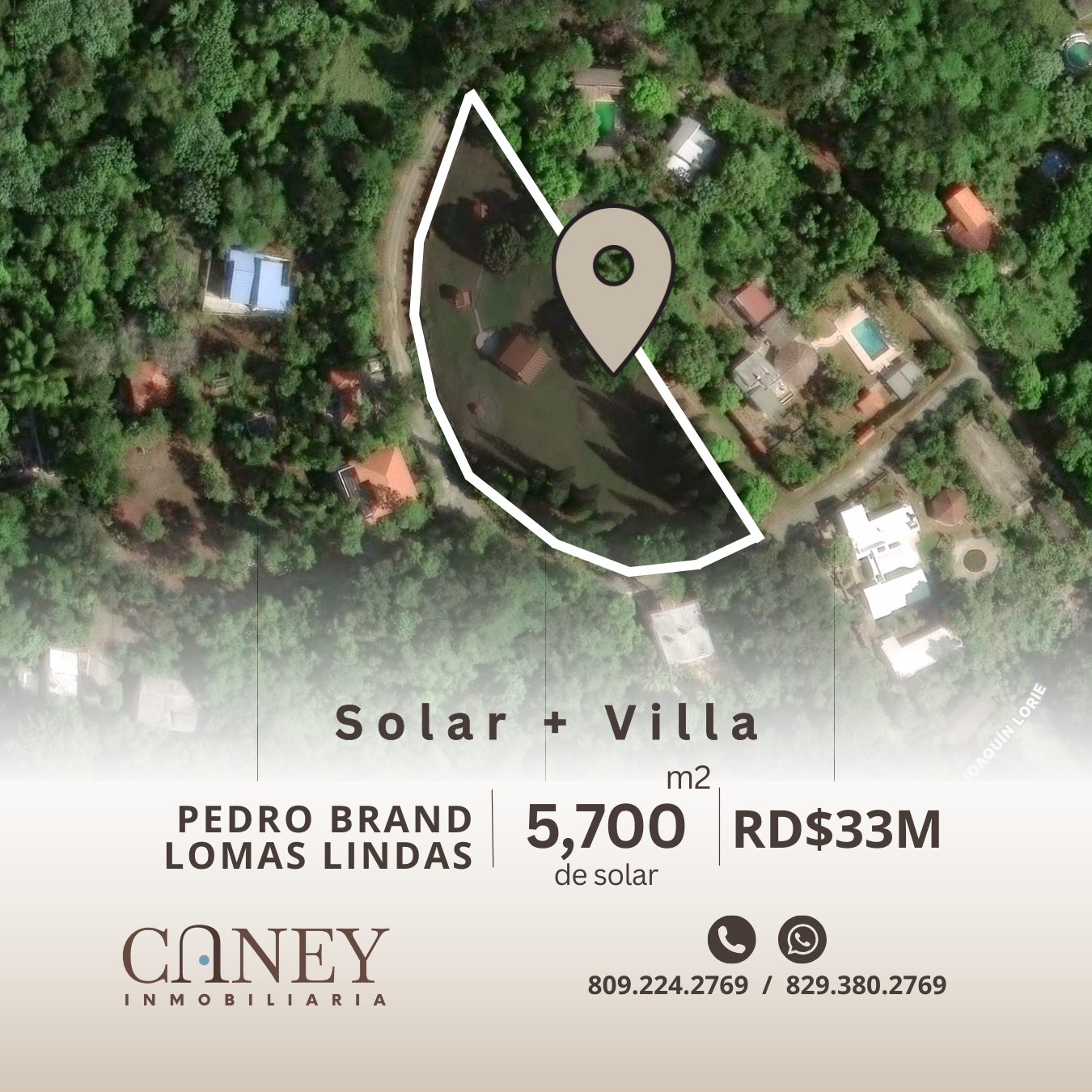 Vista 4 de Solar + villa en Pedro Brand, Lomas Lindas