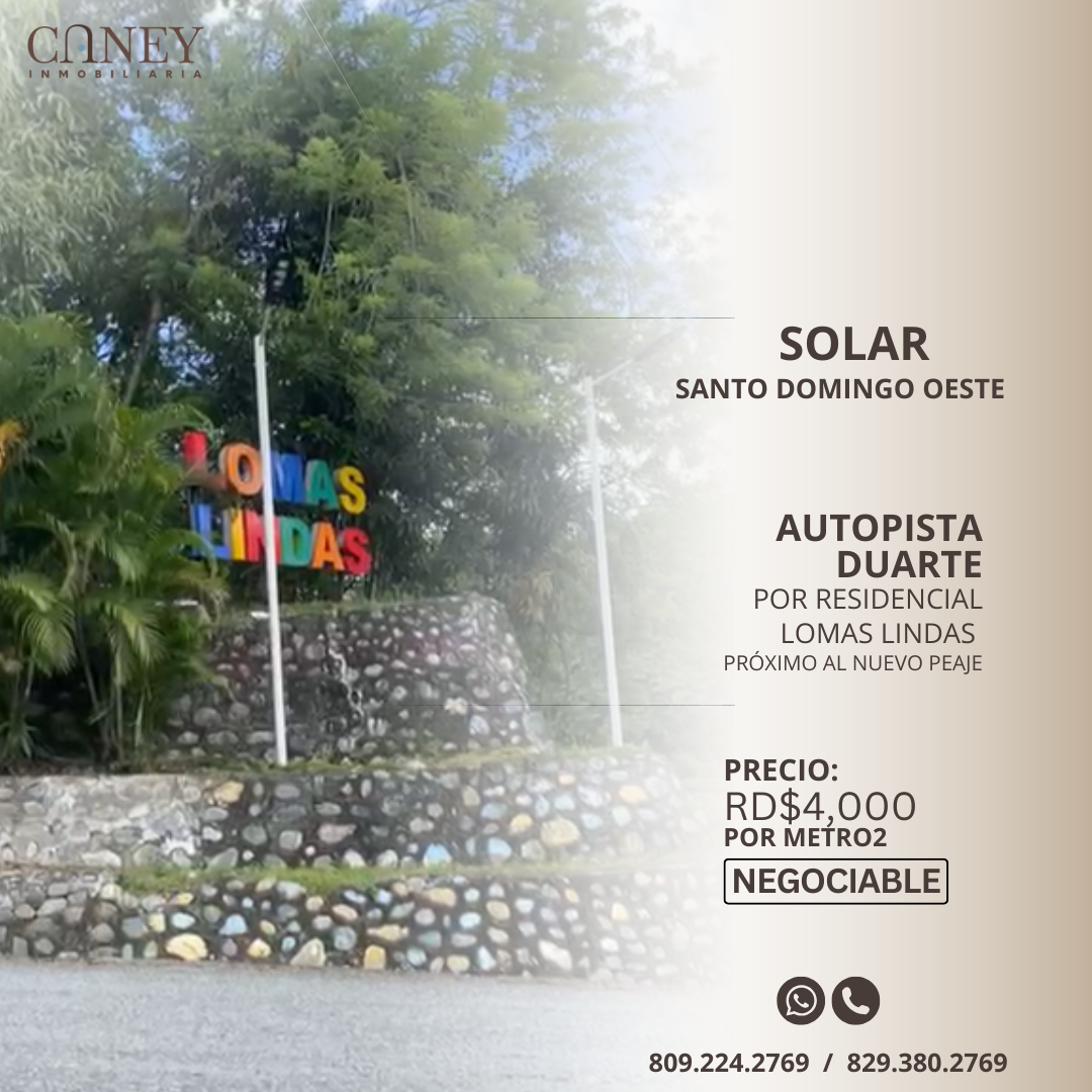 Vista 2 de Solar en Autopista Duarte - Santo Domingo Oeste