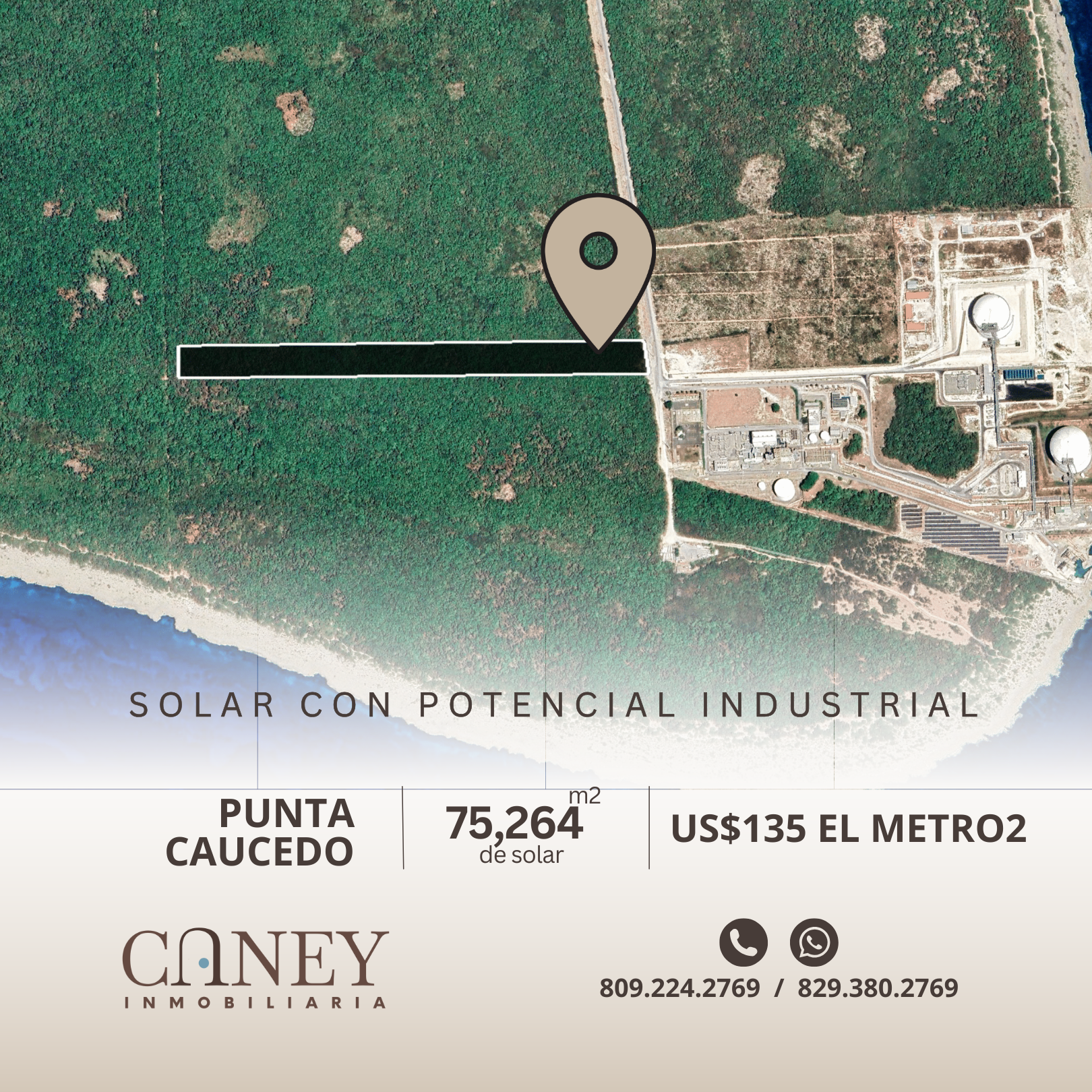 Vista 2 de Solar con Potencial Industrial – Punta Caucedo
