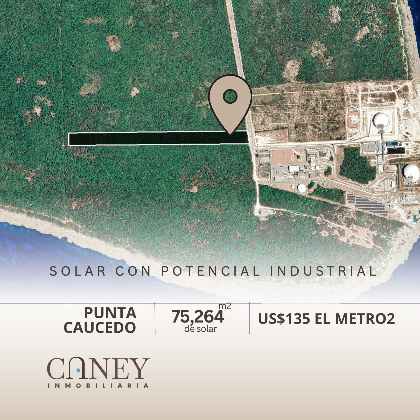 Vista 3 de Solar con Potencial Industrial – Punta Caucedo